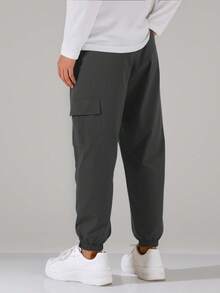 Set da 3 pantaloni cargo casual alla moda per ragazzi pre-adolescenti, con tasche, slim fit alla caviglia, comodi per l'uso all'aperto e lo stile da strada, adatti per primavera/autunno