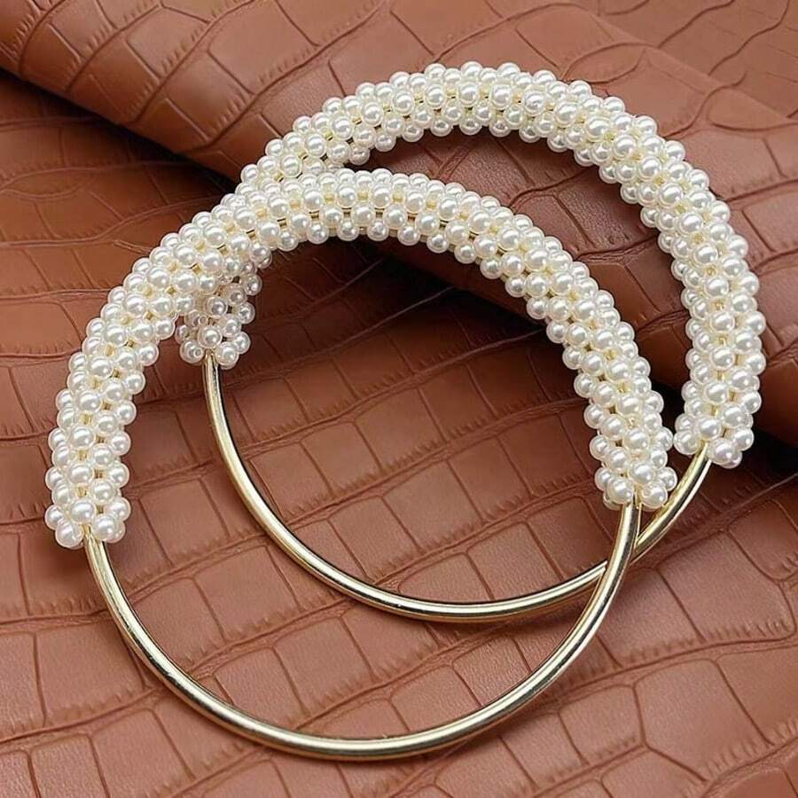 Factory Direct Wholesale Pearl Handbag Accessories! Suitable For Woven Bags, Bucket Bags & Moon Bags, Practical For DIY Handle Loops & Wrist Ornaments