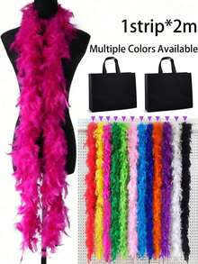 Diy Party Dress Up Costume Accessories, , Scarf Decoration, Suitable For Birthday Party, Christmas, Horse Racing, Tea Party, New Year's Eve, Concert And Home Decor, Dance Wedding, Stage Performance, Carnival Costume And Accessories, Party Supplies