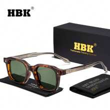 HBK 金属镜腿设计眼镜CP镜框方形复古休闲经典眼镜男女派对和节日礼物