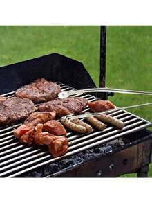 2 szt. szczypiec ze stali nierdzewnej, grube i odporne na ciepło do kiełbas, parówek i narzędzi do grillowania na świeżym powietrzu