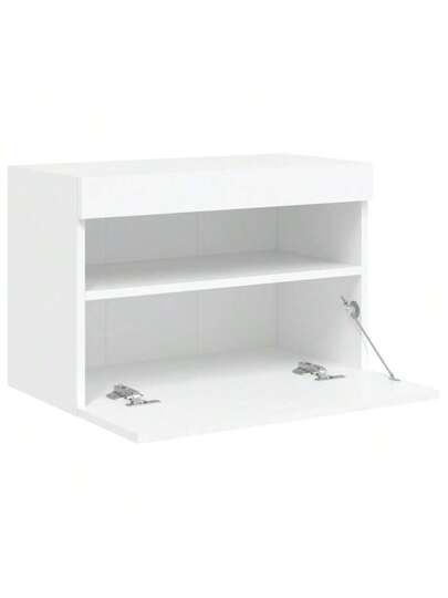 VidaXL TV Wand Unit LED Lighting 60x30x40 Cm Wit view 8