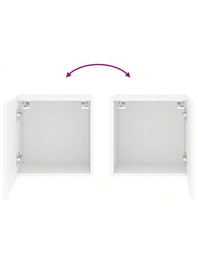 VidaXL TV Wand Unit 40.5x30x40 Cm, Finished Wood, Wit view 10