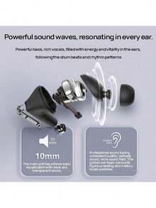 PHILIPS TAT3518 Bluetooth Headset: Lightweight And Comfortable To Wear, Hybrid ANC Noise Reduction, Clear Voice, Low Latency, Suitable For Music And Gaming. - Black - View 2