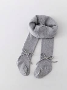 1pc Children's Thick Fleece Tights, Baby Warm Leggings, Girls Stirrup Stockings For Autumn/Winter