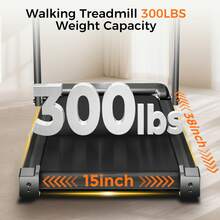Home Treadmill, 3.0 Horsepower Silent Brushless Foldable Treadmill, Silicone Shock Absorption System, 300-Pound Load-Bearing Capacity, With Cup Holder And Phone Stand, 3-In-1 Treadmill, Compact Portable Treadmill For Small Space Walking And Jogging. - 查看 8