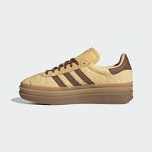 Adidas Originals Unisex GAZELLE BOLD W Casual Sports Shoes, Low-Top JS3900 - Yellow - View 2