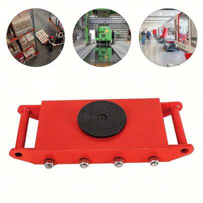 YUNRUX Carrello per movimentazione macchinari da 12 tonnellate, carrello per movimentazione macchinari ...