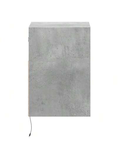 VidaXL TV Wand Unit LED Lighting 41x31x45 Cm Concrete Grijs view 7