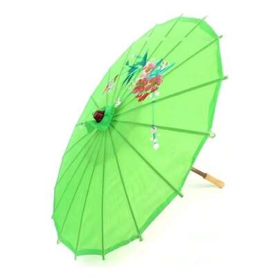 Sombrilla de bambú colorida para decoración de bodas, tela de sombrilla de bambú estilo chino H G Q