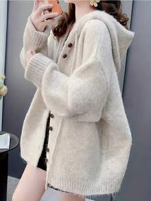 Women Cardigans - Màu be - Xem 2