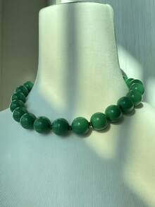 1 Peça Colar de Contas com Efeito de Nuvem de Resina de Estilo Boêmio e Geométrico Redondo, com Fecho de Metal, Joia Artesanal, Adequado para Festivais ou Uso Diário