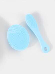 فرشاتان من السيليكون لتنظيف الوجه والأنف، فرشاة تنظيف الوجه يدوية للتنظيف العميق والتقشير - فرشاة تنظيف الوجه ناعمة، لطيفة، مناسبة لجميع أنواع البشرة، تزيل الرؤوس السوداء - متعدد الألوان - مشاهدة 18