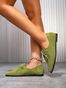 Damskie baleriny Mary Jane z kwadratowymi noskami, na jesień, wsuwane, z miękkim dnem, wygodne, sznurowane na krzyż i z kokardą