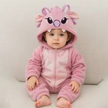 Mameluco con gorro bordado sin pie Disney - Rosa Oxidada - Ver 6