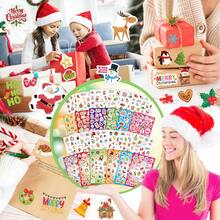 Merry Christmas Stickers Bulk For Kids 170 PCS Christmas Decorations Cute Snowman Santa Stickers For Envelopes Gifts Scrapbooking Crafts Cards Xmas Office School Classroom Holiday Party Favors,Christmas Stocking Stuffers For Kids, Xmas Gift - Multicolor - View 8