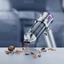 16000Pa Cordless Car Vacuum Cleaner, Strong Suction Handheld Small Dust Collector, High-Power Brushless Motor Vacuum Cleaner Blower, USB Rechargeable, Portable Dust Blower, 3 Adjustable Gears, Mini Air Pump Blow & Vacuum, Car & Home Cleaning Tool - Multicolor - View 3