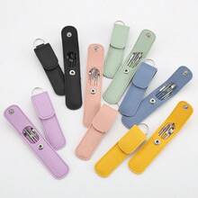 6-Piece Stainless Steel Household Portable Ear Pick Spiral Spring Ear Cleaning Tool