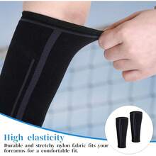 1 Pair Volleyball Arm Sleeves, Compression Arm Sleeves For Passing, Hitting, Forearm Protection, Unisex Adult, - 1 - View 6