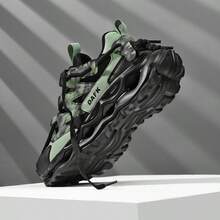 Men's Casual Sneakers, New Fashion Thick Sole Vintage Chunky Sneakers, And Versatile