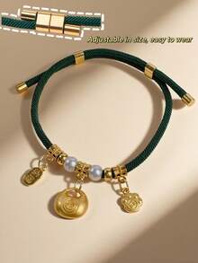 طوق معدني قابل للتعديل بأسلوب صيني مع قفل صامت، قلادة بشكل سبيكة مباركة، مناسب لمهرجان تشي شي، عيد الميلاد، هالوين، قلادة طوق الحيوانات الأليفة