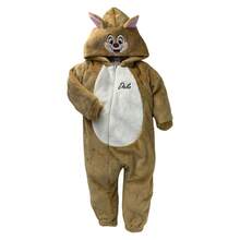 Disney Footless Romper With Embroidered Hat - Camel - View 2