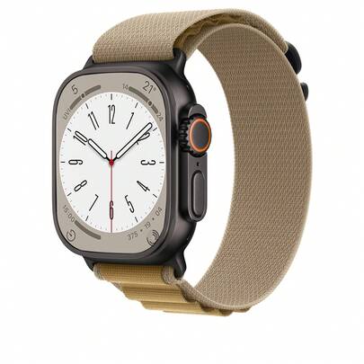 1 pieza Correa de reloj deportivo de nailon, compatible con Apple Watch, unisex, tallas 38/40/41/42/44/45/46/49mm, adecuado para Apple Watch Ultra/SE/S11/S10/9/8/7/6/5/4/3/2/1. Correa elástica tejida duradera, cómoda y ajustada a la muñeca. Solo la correa, el reloj y la caja no están incluidos.
