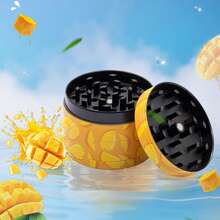 4 pièces/set Coffret cadeau d'accessoires pour fumeurs, comprenant 50 pièces de papiers à rouler pré-roulés en forme de cône avec des saveurs de fruits tropicaux, 1 pièce moulin à herbes en métal à 4 couches avec grattoir, 1 pièce remplisseur, 1 pièce brosse, outils ménagers, cadeau de Noël, accessoires pour fumeurs, fournitures de fête