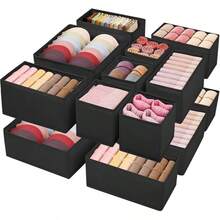 3pcs Foldable Clothing Storage, Canvas Drawer Organizer - Foldable Socks, Underwear And Other Storage Boxes - Perfect For Closets, Bedrooms, Dormitories, Wardrobes, Etc