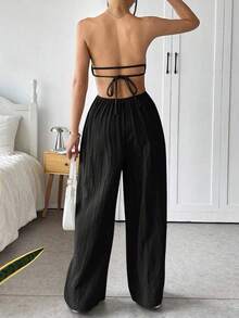 Women Jumpsuits - Black - View 3