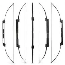 55LBS 58" Folding Bow Outdoor Archery Competition Shooting Sports Left And Right Hand General Purpose Metal Alloy Folding Bow With 12Pcs 30" Carbon Arrows Set - Black - View 4