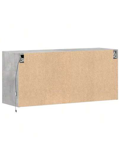 VidaXL TV Wand Unit LED Lighting 100x31x45 Cm Concrete Grijs view 8