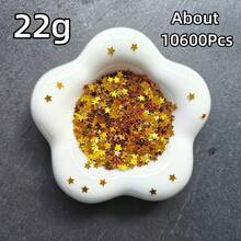 22 g cekinów w kształcie płatków śniegu, serduszek i gwiazdek – niebieskie, różowe, przezroczyste AB, złote, do ok. 10 600 szt., odpowiednie na urodziny, wesela i walentynki – idealne na romantyczne uroczystości i wieczory panieńskie – dekoracje na Halloween, dekoracje świąteczne