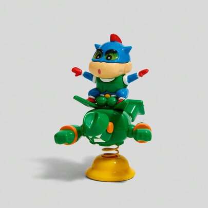 Adorno de coche de nueva dimensión dinámica de Crayon Shin-Chan - Adorno de escritorio, estación de trabajo y coche pequeño, caja ciega de muñeco tambaleante, regalo lindo (Avanzar con valentía)