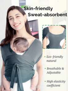 New Ergonomic Baby Carrier, Suitable For Newborns, Sling-Style Infant Carrier, X-Type Baby Backpack