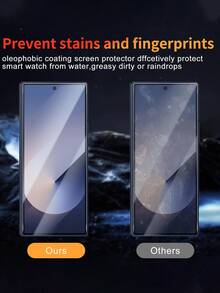 2 Stücke gehärtetes Glas Bildschirmschutz, für Z Fold 7/6/5/4 Serie - Hochauflösend, Öl-abweisend, Splitterschutz, Fingerabdruck-abweisend, blasenfrei, hochempfindlich, einfache Installation, minimalistisches Design, modischer Schutz, hochwertige gehärtetes Glas, verstärkter Schutz