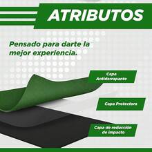 Tapete Antideslizante Yoga 6mm con lineas de alineación |   Esterilla antiderrapante de alta calidad de TPE para yoguis, pilates, entrenamiento en casa, funcional y estiramientos con líneas de Guía - verde - Ver 1