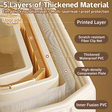 YYW Foldable Soaking Bathtub For Adults, Portable Large Size PVC Material Hot Tub With Thermal Insulation, Ideal Home SPA And Relaxation Spa Bath For Comfortable Use - 1.5m Gold Color Without Cap - View 7