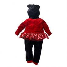 Mameluco con gorro bordado sin pie Disney - Rosa Roja - Ver 4