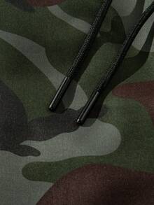 男士户外徒步、钓鱼、露营、登山、健身、跑步和休闲时尚工作服拉链大口袋松紧腰带斜口袋直筒灰色裤子 - 橄欖綠 - 查看 6