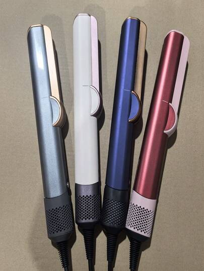 JMMO Hair Dryer Straightener 2-In-1 Rapid Drying Hairdryer Anion Hair Straightener Iron Anti-Scalding Hair Dryer Brush For Home Dormitory Salon Use