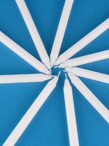 10 Pieces Per Pack Of 1.8 Cm Diameter 20 Cm Long White Odorless Candles For Mass Prayer Meetings; Baptism; Wedding Ceremony; Holiday Commemoration; Yoga Meditation; Table Decoration. - White - View 5