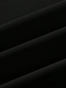 Herren Lässig Rundhals Langarm Kontrast Farbe Buchstaben Muster Loose Fit Sweatshirt, geeignet für Frühling und Herbst - Schwarz - Übersicht 6