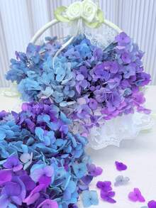 100/200/500/1000pcs Multicolour Hydrangea Dried Flowers-Perfect For DIY Crafts,Candles,Weddings,Diy Handmade,Christmas