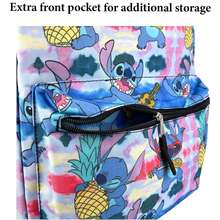 Disney Blue Lilo And Stitch, Stitch Nylon School Backpack 16" Bookbag For Girls & Boys - 彩色 - 查看 5