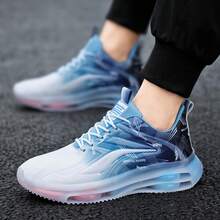 Men's Fashion Basketball Shoes, Cushioned Comfortable Non-Slip Breathable Shock-Absorbing Casual Sports Shoes, Men's Outdoor Casual Sports Shoes