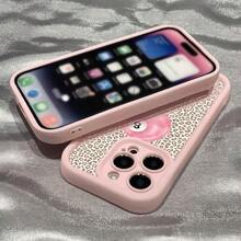 Leopard Print And 8 - Ball Pattern Design, Pink Cute Mobile Phone Case, Suitable For IPhone16 15 14 13 12 11, Pro Max Plus Mini X Xsman And Other High-End Mobile Phones, To Create Personalized And Durable Accessories For Mobile Phone Users Who Pursue Fashion - 粉色 - 查看 3
