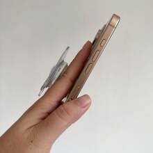 亚克力花形可扩展手机支架，粘性蝴蝶兰花百合桌面支架 - 彩色 - 查看 2