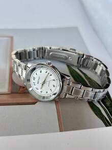 sottas 新款时尚简约休闲防水石英钢表带女士手表 - 白色 - 查看 4