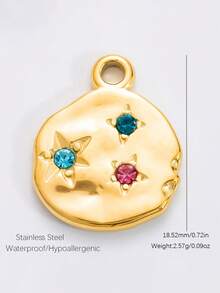 1pc Cute Stainless Steel Pendant DIY Jewelry Accessory - DIY Necklace Accessories - View 9